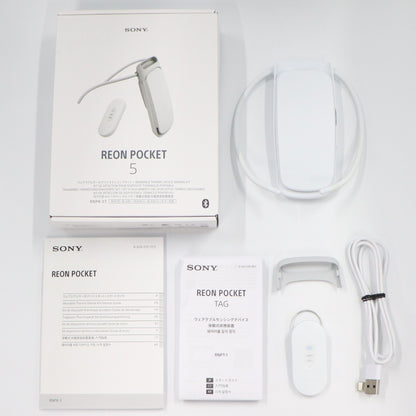 [中古(C)]SONY(ソニー） REON POCKET 5(レオンポケット) RNPK-5 ウェアラブルクーラー rnpk-5　[可]