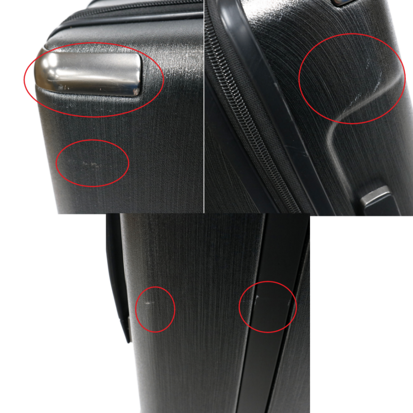 [1-3泊向けサイズ]サムソナイト エヴォア スピナー55 36L ハードスーツケース　samsonite-evoa55-b  ブラッシュトブラック 整備済みアウトレット品 [良い(B)]