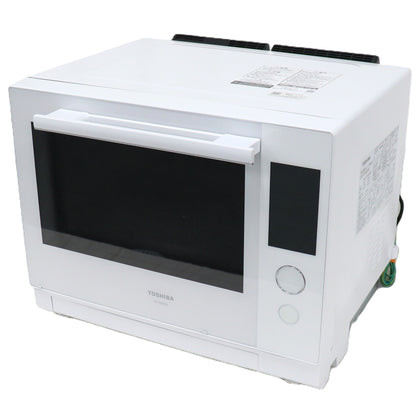 [30L]東芝 石窯ドーム ER-YD7000 オーブンレンジ 過熱水蒸気 350℃ 贅沢火力 er-yd7000-w  ホワイト 整備済みアウトレット品 [良い(B)]