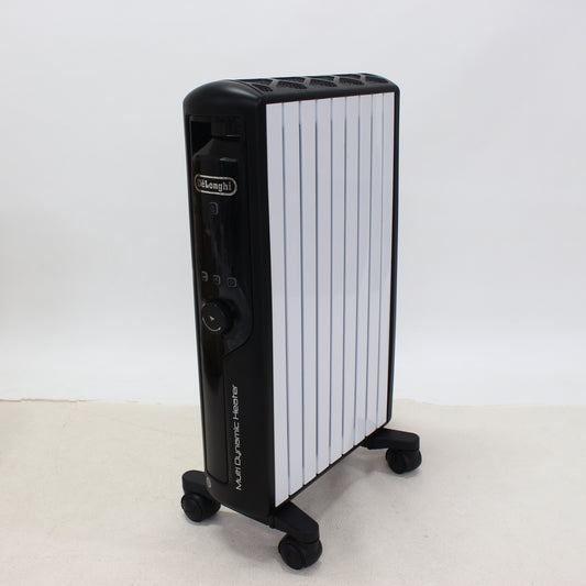 [中古(C)] [2020年発売モデル] デロンギ マルチダイナミックヒーター MDHU12-BK 1200W ピュアホワイト＋マットブラック (暖房目安 8～10畳) mdhu12-bk mdhu12-bk　[可]