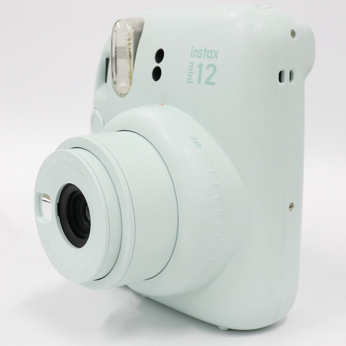 富士フイルム instax mini 12 インスタントカメラ チェキ instax-mini12-gr  ミントグリーン ジャンク品 [難あり(D)]