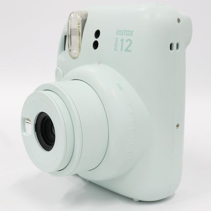 富士フイルム instax mini 12 インスタントカメラ チェキ instax-mini12-gr  ミントグリーン ジャンク品 [難あり(D)]