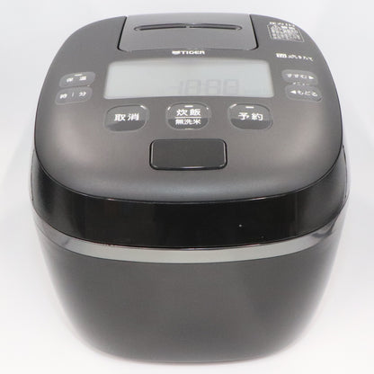 [中古(B)] [5.5合炊き] タイガー魔法瓶 ご泡火炊き JPI-X100 圧力IH式 炊飯器 jpi-x100kx フォグブラック  [良い]