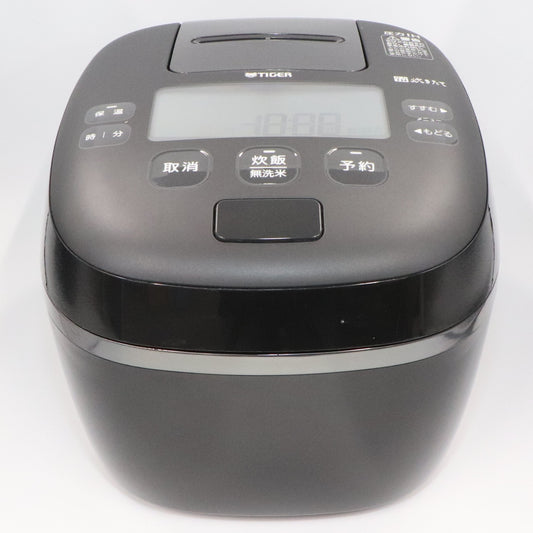 [中古(B)] [5.5合炊き] タイガー魔法瓶 ご泡火炊き JPI-X100 圧力IH式 炊飯器 jpi-x100kx フォグブラック  [良い]