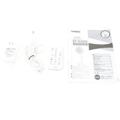 ツインバード 扇風機 DCモーター搭載扇 コアンダエア EF-E949W ef-e949w   整備済みアウトレット品 [良い(B)]