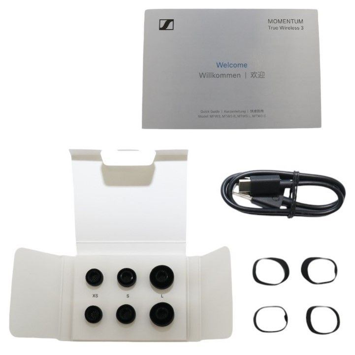 ジャンク] Sennheiser(ゼンハイザー) MOMENTUM True Wireless 3 フルワイヤレスイヤホン ブラック [難 –  Rentio Outlet