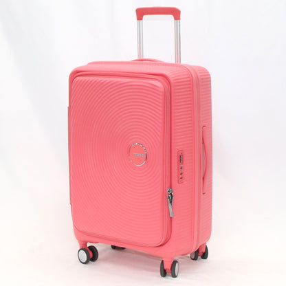 [中古(C)] [5-8泊向けサイズ]AMERICAN TOURISTER CURIO スピナー68 エキスパンダブル 75L/拡張時91L ハードスーツケース　americantourister-curio68-crl コーラルamericantourister-curio68-crl　[可]