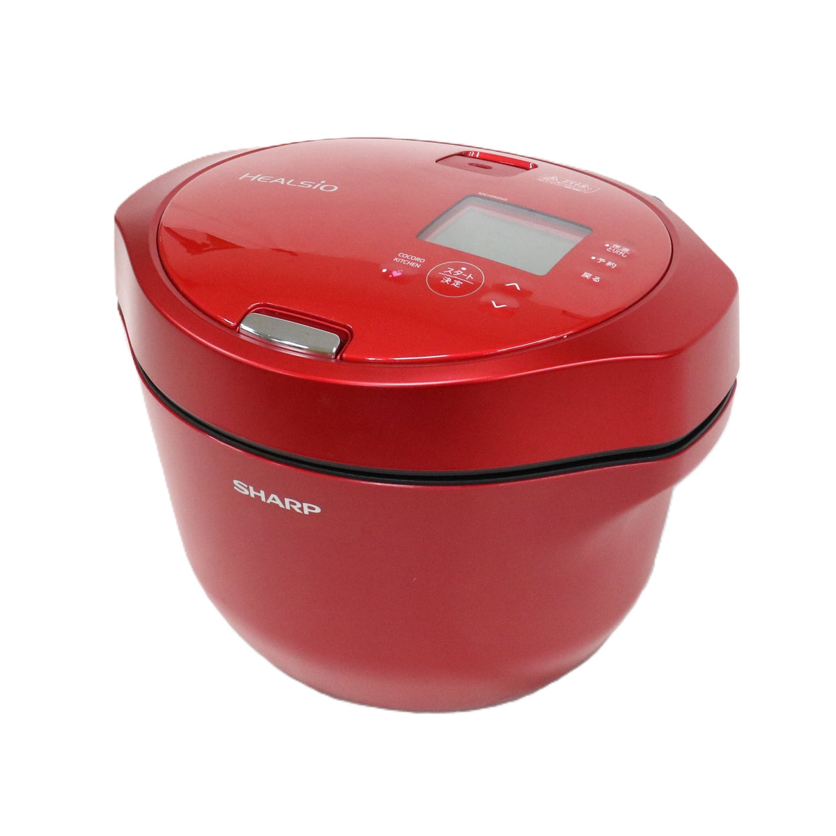 シャープ ヘルシオ ホットクック KN-HW24G 2〜6人用 2.4L容量　kn-hw24g-r  レッド 整備済みアウトレット品 [中古(C)]