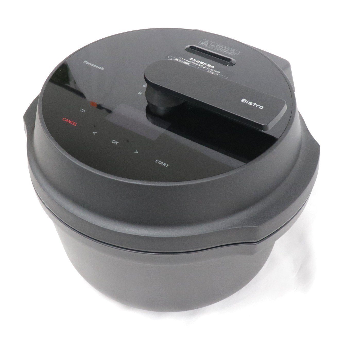 パナソニック 自動調理鍋 オートクッカー ビストロ NF-AC1000　nf-ac1000-k  ブラック 整備済みアウトレット品 [中古(C)]