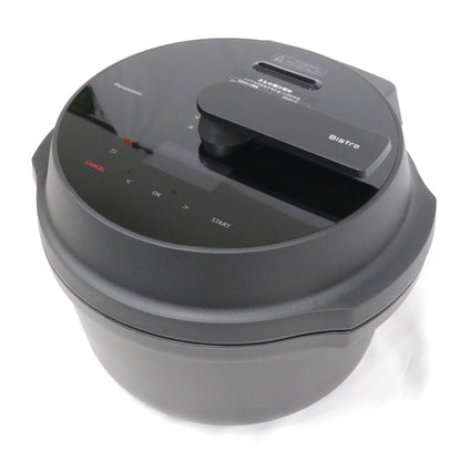 パナソニック 自動調理鍋 オートクッカー ビストロ NF-AC1000　nf-ac1000-k  ブラック 整備済みアウトレット品 [中古(C)]