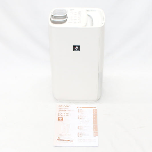 [中古(C)] シャープ プラズマクラスター搭載 HV-S75 ハイブリッド式加湿器 (木造12.5畳/プレハブ21畳) ホワイト　hv-s75 hv-s75　[可]