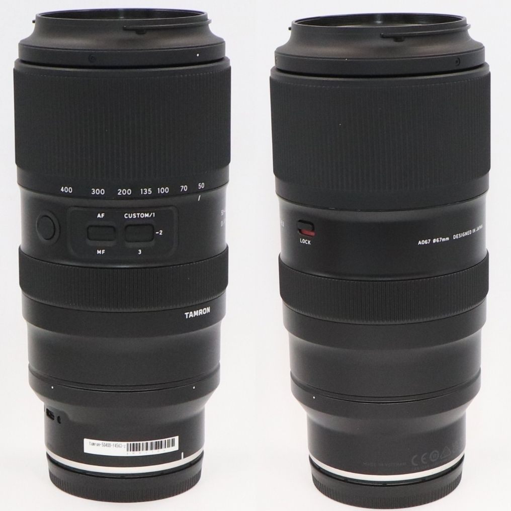 タムロン 50-400mm F/4.5-6.3 Di III VC VXD(Model A067) 超望遠ズームレンズ(NIKON Zマウント用) tamron-50400-f4563-z   整備済みアウトレット品 [中古(A)]