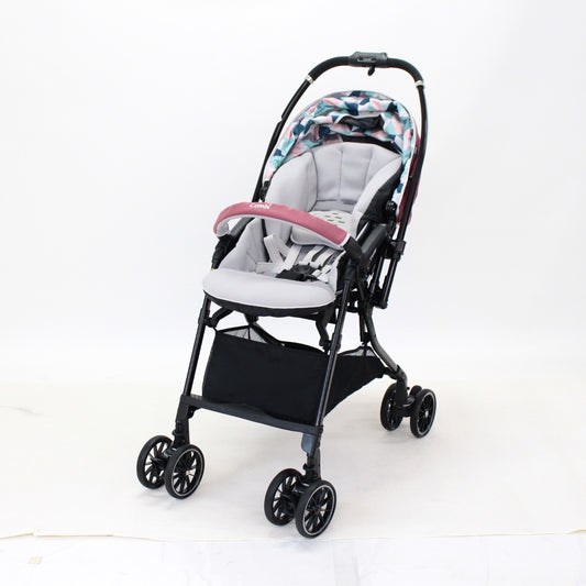 [中古(B)] コンビ ベビーカー スゴカルα 4キャス Light EG HT ペールレッド（LR） [良い]