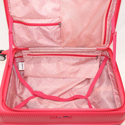 [8-10泊向けサイズ]AMERICAN TOURISTER CURIO スピナー75 エキスパンダブル 98L/拡張時114L ハードスーツケース americantourister-curio75-2-rb  ラズベリー 整備済みアウトレット品 [中古(C)]