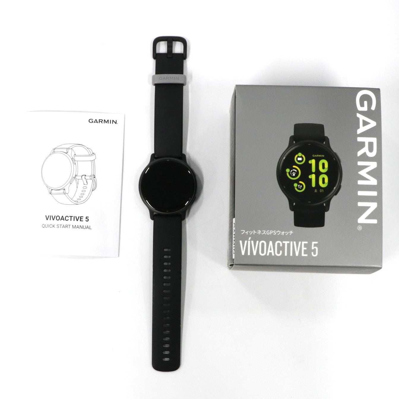 [中古(C)] ガーミン(GARMIN) vivoactive 5 フィットネスGPSウォッチ ブラック vivoactive-5[可]