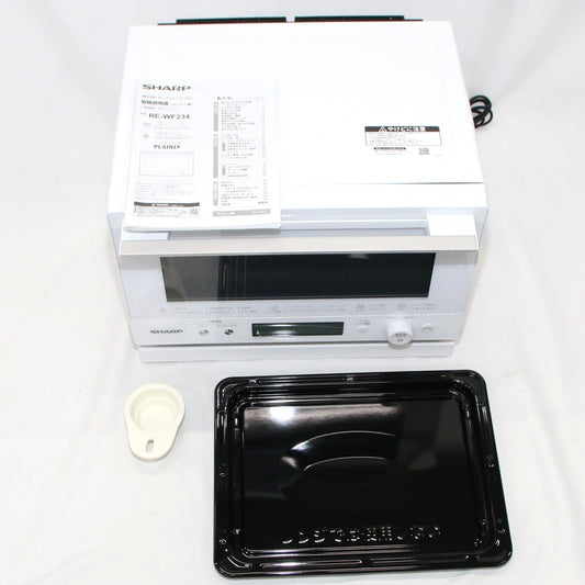 [中古(B)] [23L]シャープ PLAINLY RE-WF234 過熱水蒸気オーブンレンジ re-wf234-w  [良い]