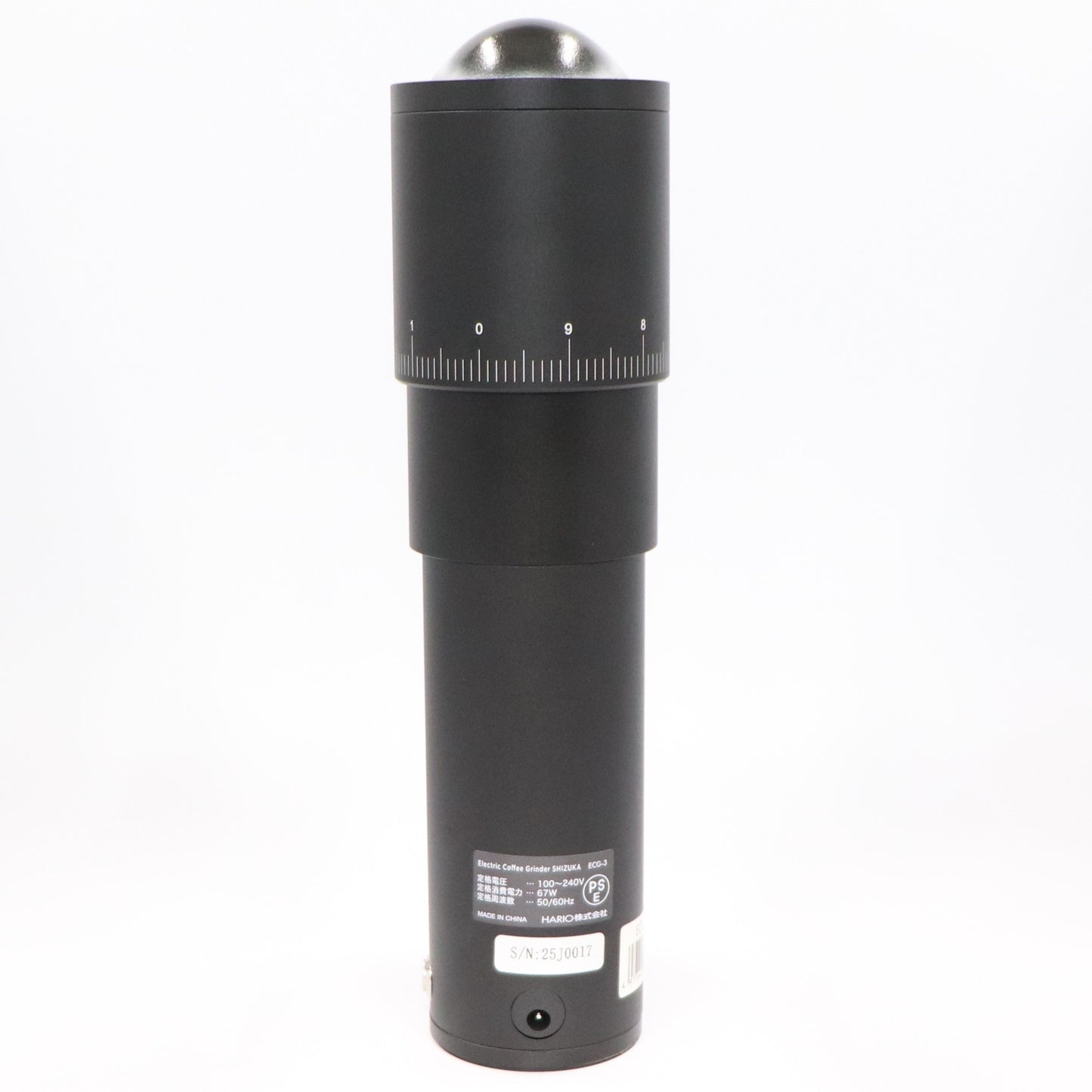 [中古(C)] ハリオ SHIZUKA ECG-3-B 電動コーヒーグラインダー コーヒーミル ecg-3-b　[可]
