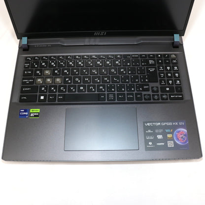 [中古(B)] MSI(エムエスアイ)Vector-GP68HX-12VH-3203JP ゲーミングノートパソコン　 vector-gp68hx-12vh-3203  [良い]