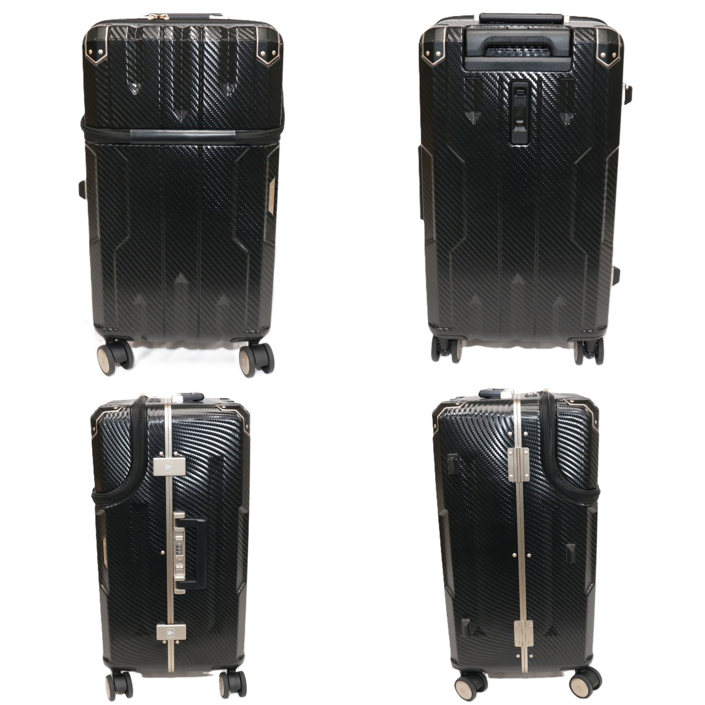 [中古(B)] [3-5泊向けサイズ]LEGEND WALKER 5901 APOLLON アポロン 62L ハードスーツケース 5901-60-bk  [良い]