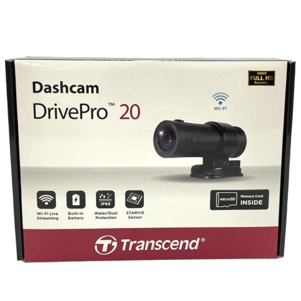 [中古(B)] Transcend二輪車用ドライブレコーダー DrivePro 20 [良い]