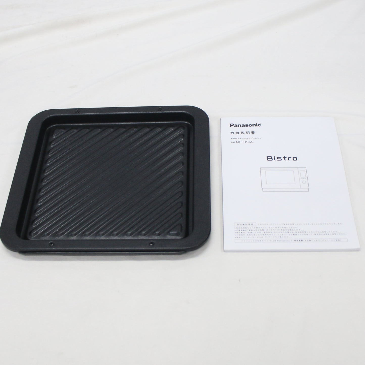 [中古(B)] [25L]パナソニック ビストロ NE-BS6C スチームオーブンレンジ ブラック　ne-bs6c  [良い]