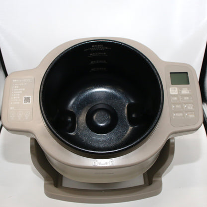 アイリスオーヤマ CHEFDRUM(シェフドラム) DAC-IB2-C 自動調理鍋 dac-ib2-c  アイボリー 整備済みアウトレット品 [良い(B)]