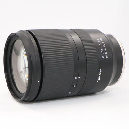 タムロン 17-70mm F/2.8 Di III-A VC RXD 標準ズームレンズ(SONY Eマウント用) (Model B070) tamron-1770-f28-e   整備済みアウトレット品 [中古(B)]