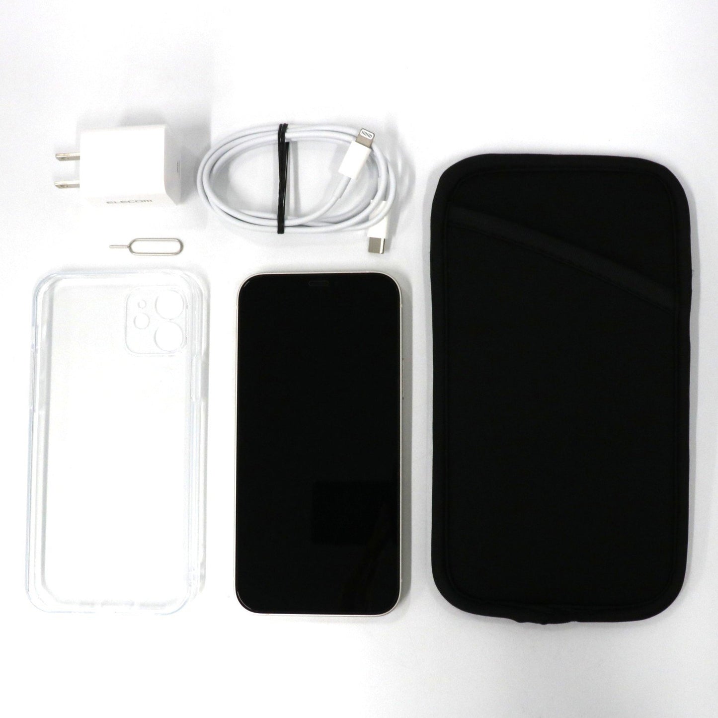 Apple iPhone 12 64GB (SIMフリー) iphone-12-64-w  ホワイト 整備済みアウトレット品 [中古(A)]