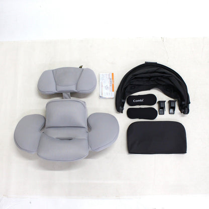コンビ ホワイトレーベル THE S ISOFIX エッグショック ZC-720 チャイルドシート (ISOFIX固定 / R129適合)　4972990195195-gray  グレー 整備済みアウトレット品 [中古(C)]
