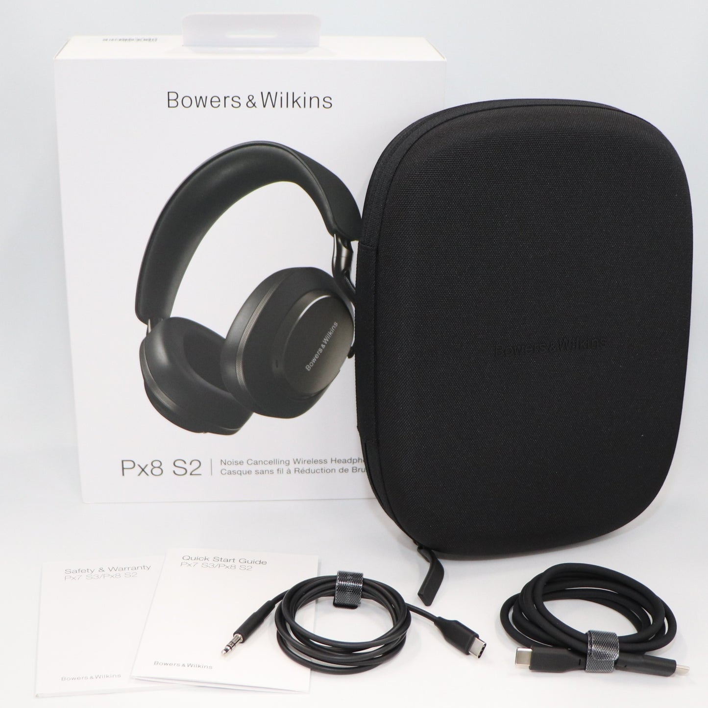 [中古(C)] Bowers & Wilkins Px8 S2 ノイズキャンセリングワイヤレスヘッドホン オニキスブラックp8-s2-bk　[可]