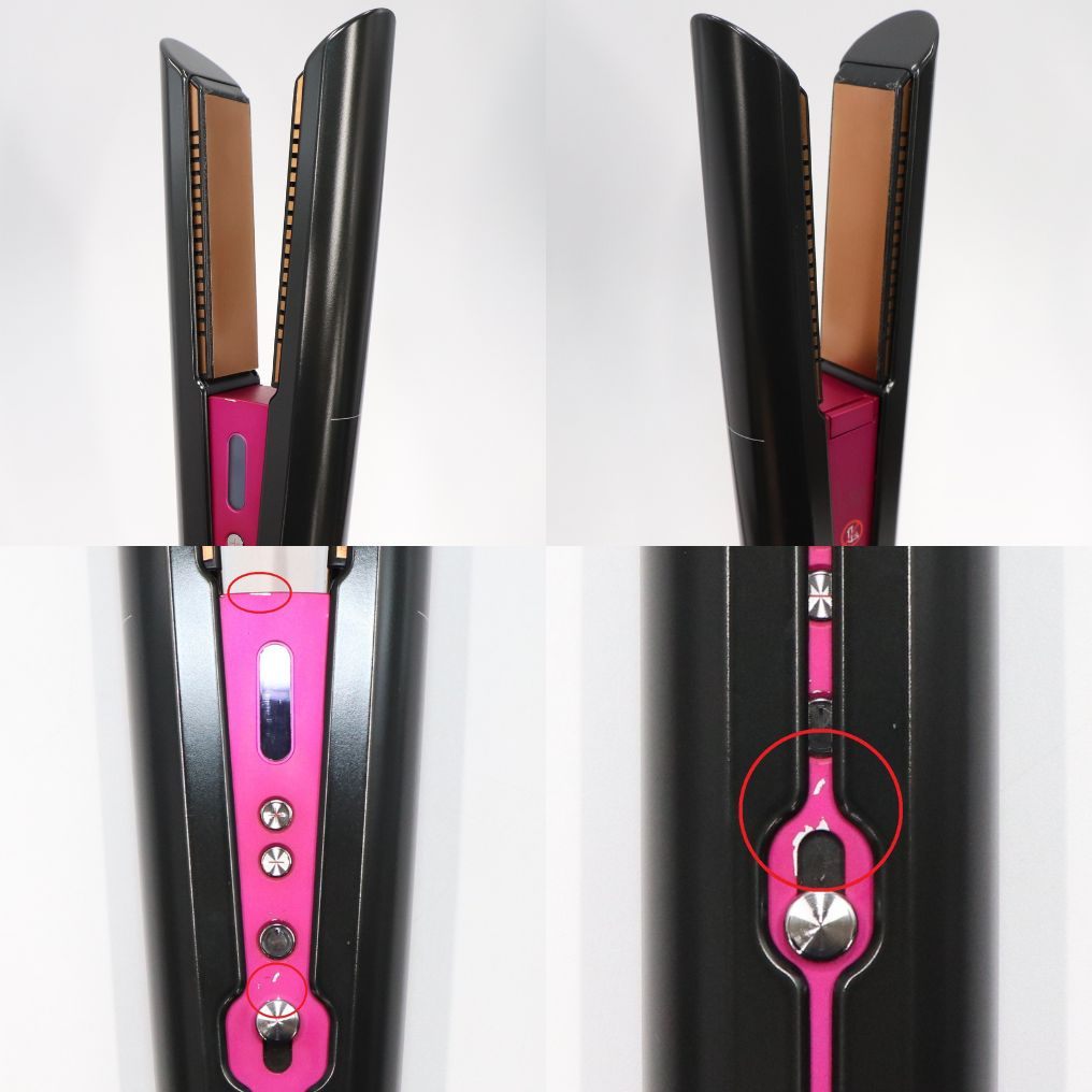 Dyson Corrale(TM) (ダイソンコラール) ヘアアイロン ブラックニッケル/フューシャHS03 corrale-hs03nf   整備済みアウトレット品 [中古(C)]