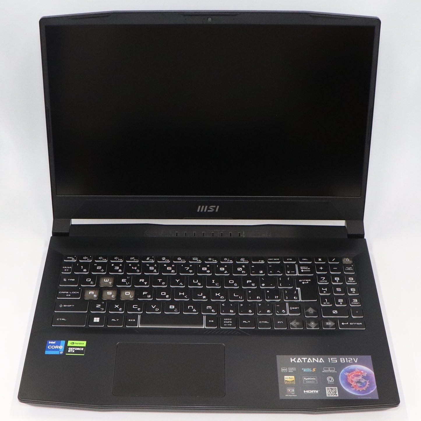 MSI(エムエスアイ)Katana-15-B12VGK-1803JPゲーミングノートパソコン katana-15-b12vgk-1803jp   整備済みアウトレット品 [中古(C)]