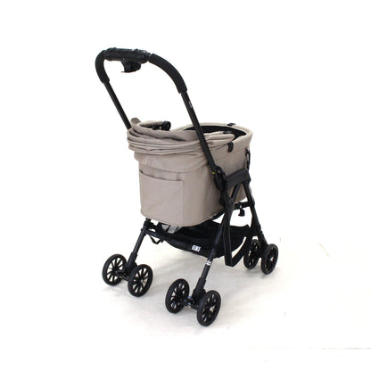 コンビ ペット用カート ミリミリキャリ―　combi-milimilicarry-beige  ウォーターエッジベージュ 整備済みアウトレット品 [中古(C)]