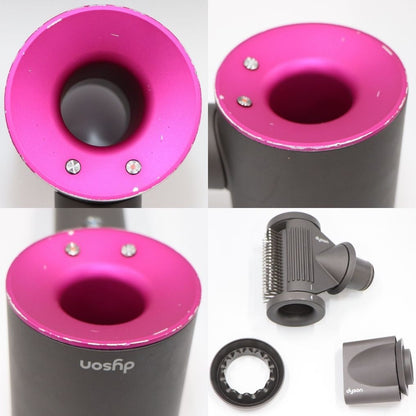 [中古(C)]  ダイソン Supersonic Shine ヘアドライヤー アイアン/フューシャhd15ulfiif　[可]