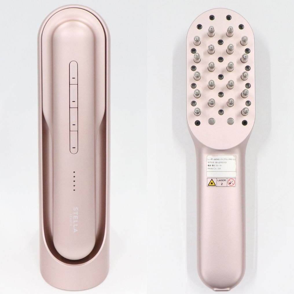 STELLA BEAUTE(ステラ ボーテ) レーザー&EMSリフトブラシ PRO 2.0  sb-lep02-p  ニースローズピンク ジャンク品 [難あり(D)]
