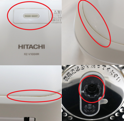 [中古(C)] [5.5合炊き] 日立 ふっくら御膳 RZ-V100HM 沸騰鉄釜 圧力＆スチームIHジャー炊飯器 rz-v100hm-w rz-v100hm-w　[可]