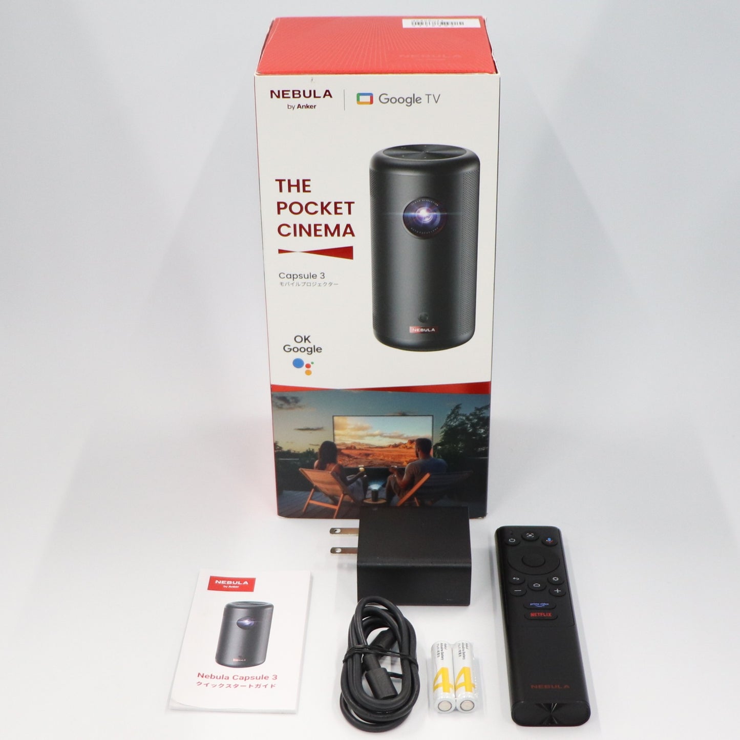 [中古(C)]Anker Nebula Capsule 3 モバイルプロジェクター d2425n11  [可]