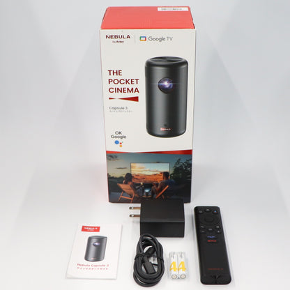 [中古(C)]Anker Nebula Capsule 3 モバイルプロジェクター d2425n11  [可]