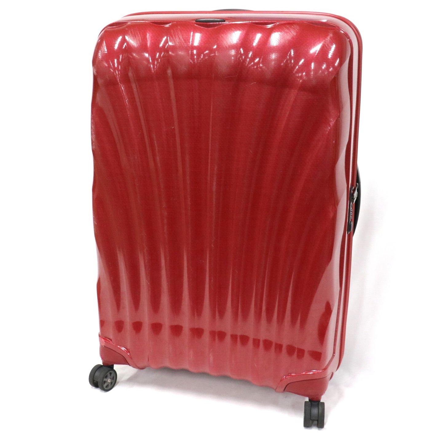 [中古(C)] [8-10泊向けサイズ]サムソナイト シーライト スピナー81 123L ハードスーツケース samsonite-clite81-rd レッドsamsonite-clite81-rd　[可]