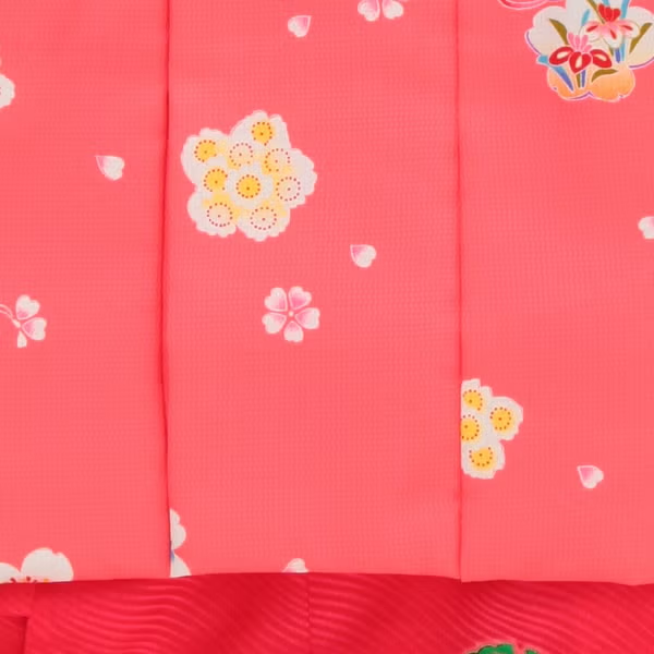 七五三/節句 被布セット 3歳女の子 被布セット 大胆桜模様A　100cm　f-009713000b-id-f-00971  ピンク 整備済みアウトレット品 [良い(B)]