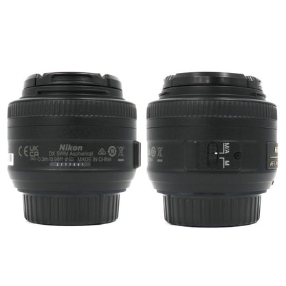 ニコン AF-S DX NIKKOR 35mm f/1.8G 単焦点レンズ af-sdx3518   整備済みアウトレット品 [良い(B)]
