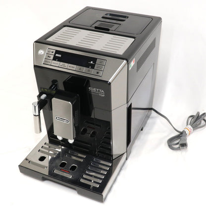 [中古(B)] デロンギ エレッタ カプチーノ トップ ECAM45760B コンパクト全自動コーヒーマシン ハイエンドモデル/ミルクメニュー7種搭載 ecam45760b  [良い]