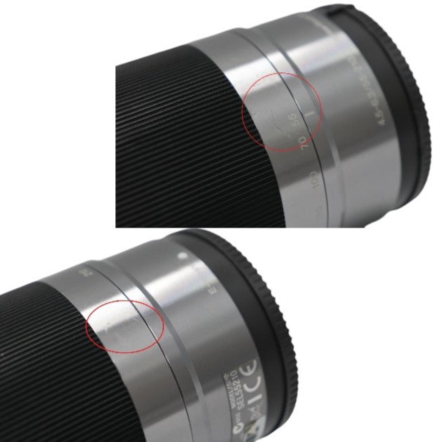 [中古(A)] ソニー E 55-210mm F4.5-6.3 OSS SEL55210 望遠ズームレンズ sel55210 シルバー[非常に良い]