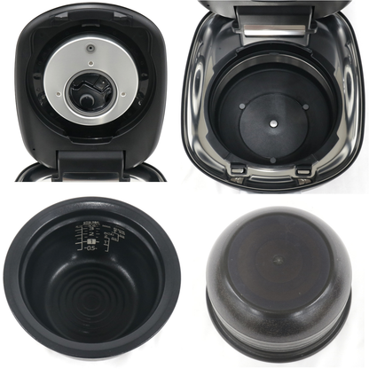 [中古(B)] [3.5合炊き] タイガー魔法瓶 土鍋ご泡火炊き JRX-G060 土鍋圧力IH式 炊飯器 jrx-g060kg エボニーブラック [良い]