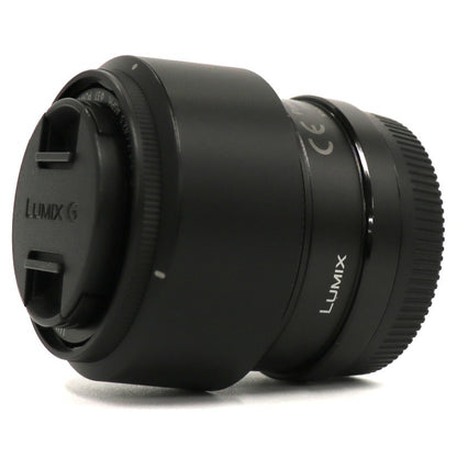 パナソニック LUMIX G 42.5mm/F1.7 ASPH./POWER O.I.S. H-HS043-K 単焦点レンズ ブラック h-hs043-k   整備済みアウトレット品 [中古(C)]