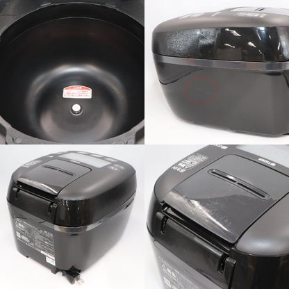 [中古(B)] [5.5合炊き] タイガー魔法瓶 ご泡火炊き JPI-X100 圧力IH式 炊飯器 jpi-x100kx フォグブラック  [良い]