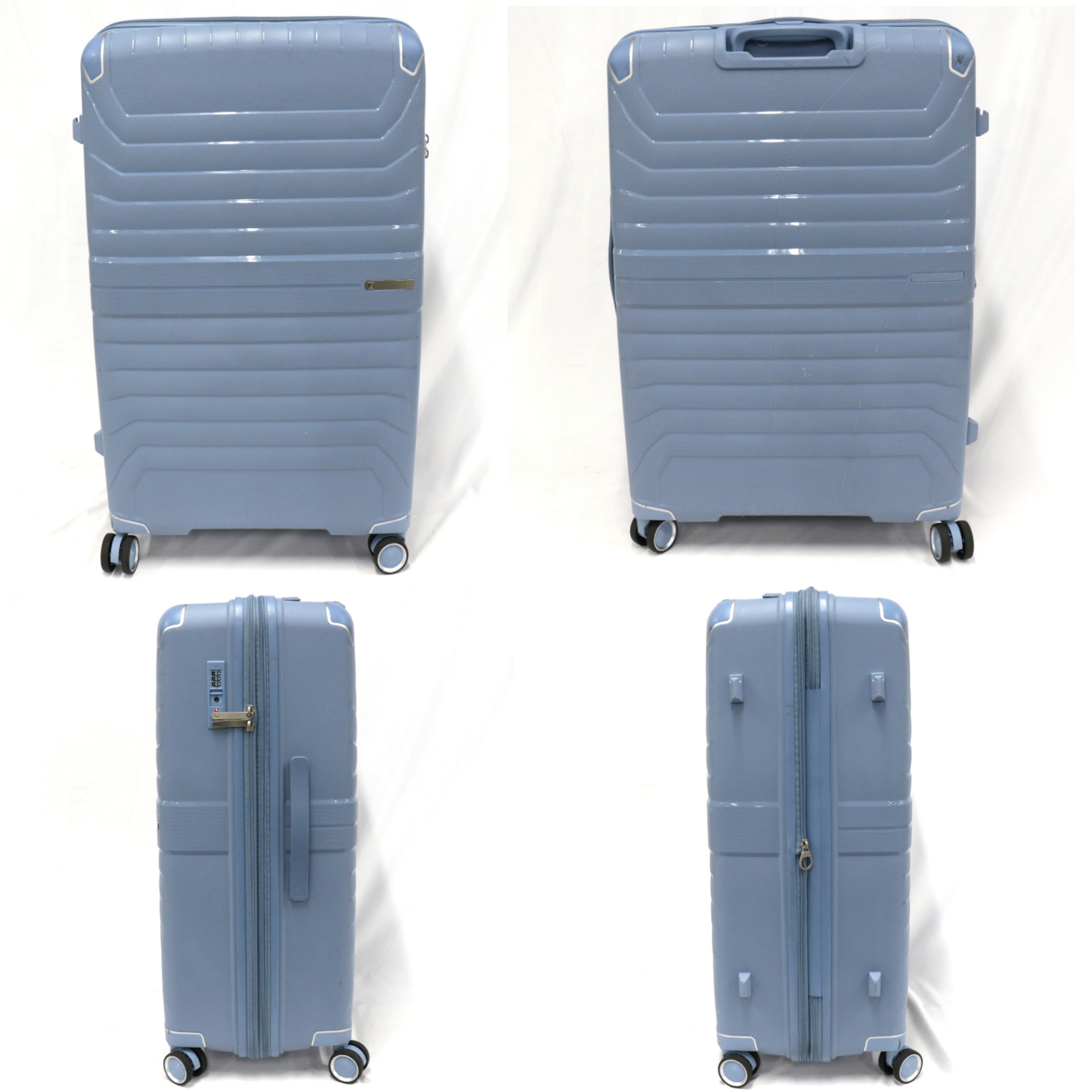 [中古(C)] [8-10泊向けサイズ]LEGEND WALKER 5304 VITA ヴィータ 96L(拡張時109L) スーツケース 5304-69-b ブルー5304-69-b　[可]