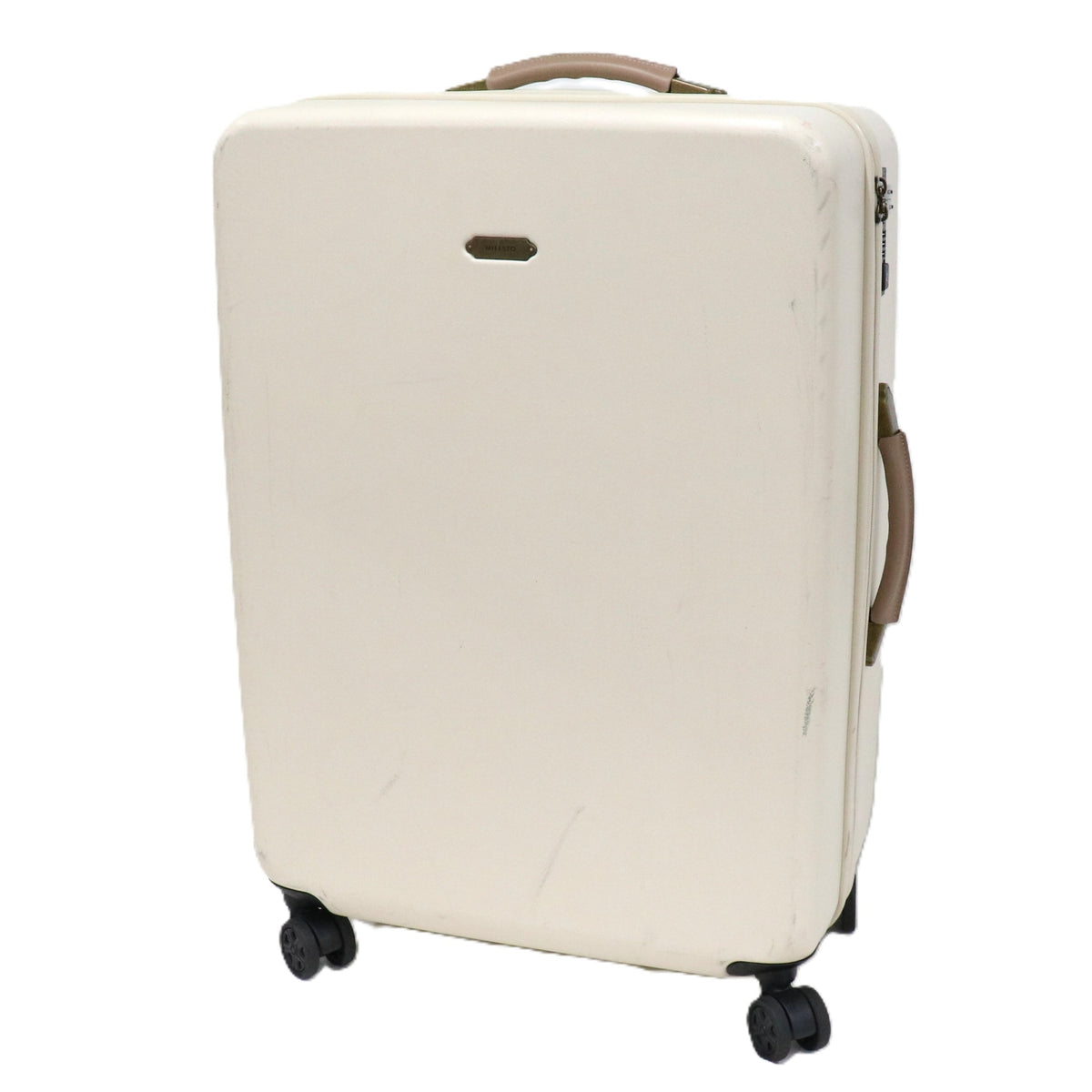 [5-8泊向けサイズ]ブルーノ MILESTO UTILITY 75L ハードキャリーケース スーツケース mls-657-sbe  サンドベージュ 整備済みアウトレット品 [中古(C)]