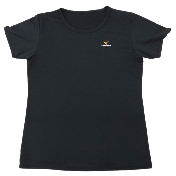 [中古(B)] VENEX（ベネクス） リフレッシュ Tシャツ半袖 レディース Lサイズ ブラック refresh-6706-l[良い]