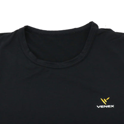 [中古(B)] VENEX（ベネクス） リフレッシュ Tシャツ半袖 メンズ Mサイズ ブラック refresh-6705-m[良い]